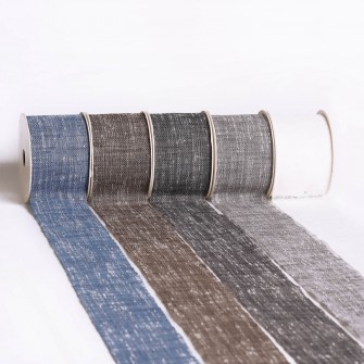 Polyester mesh linen ribbon