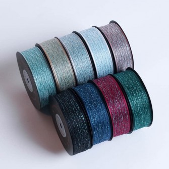 Colorful mesh ribbon