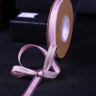 Colorful double stripe ribbon