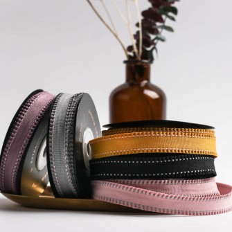 Point ruched grosgrain head bands ribbon